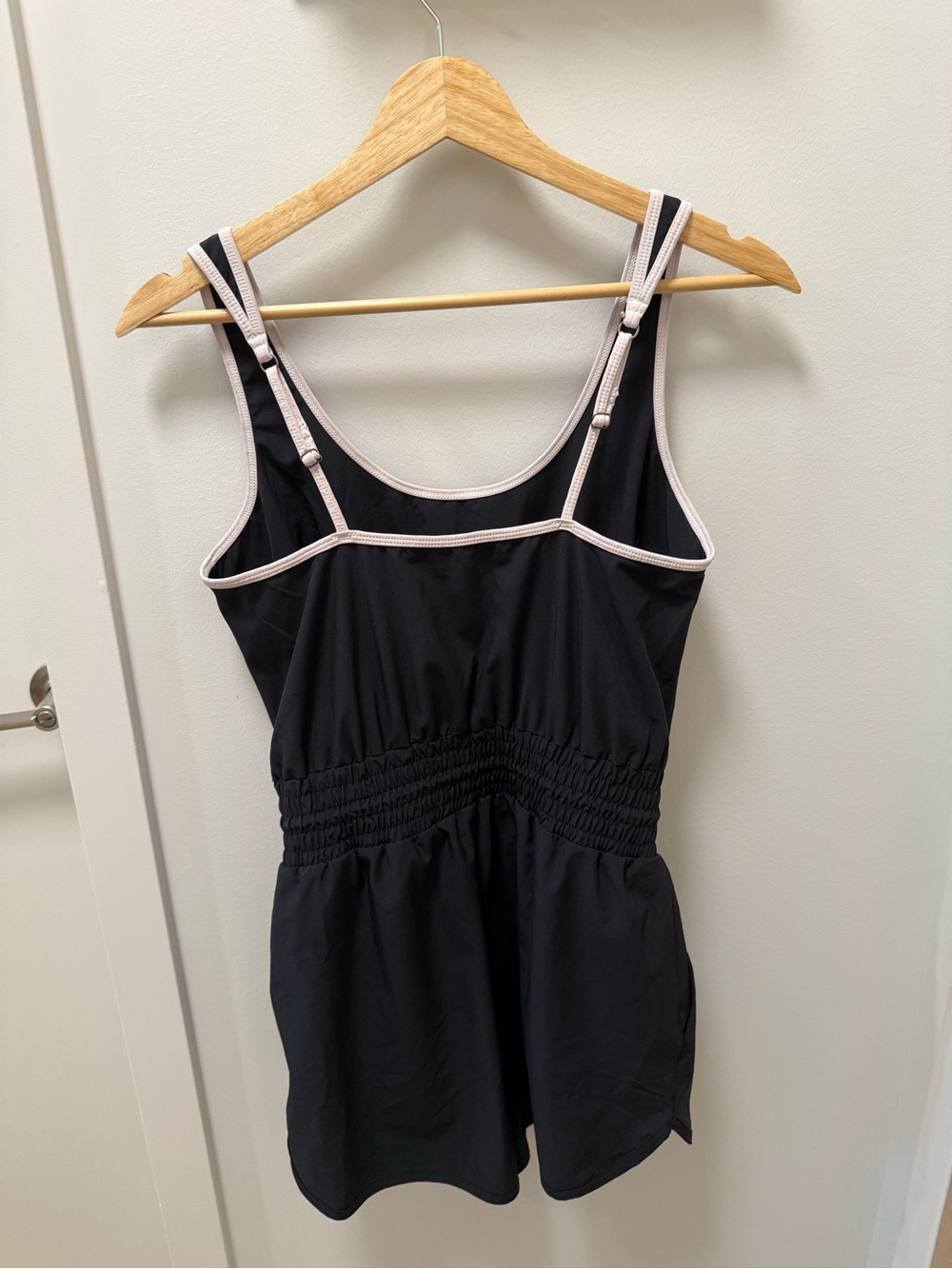 Abercrombie & Fitch YPB Black Romper with White Trim Worn Once - Picture 2 of 6